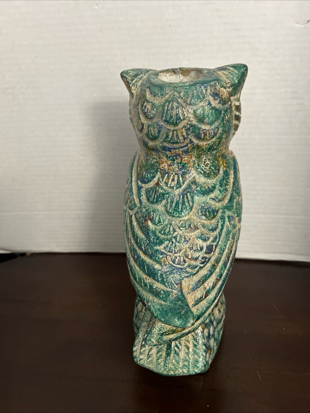 Turquoise $ Greendrip Ceramic Tealight holder- Decorative Home Accent - Picture 3 of 4